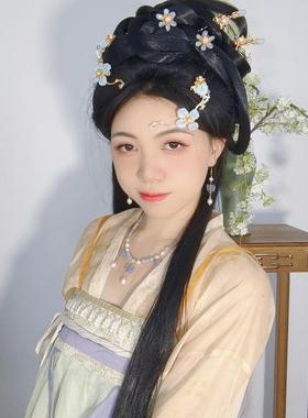 韶华记锆石玉石重工璎珞项链古风