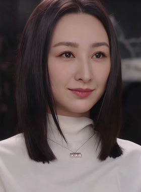 许诗晴同款通体纯银平衡木项链