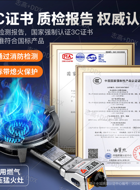志高商用低压猛火单灶熄保燃气灶