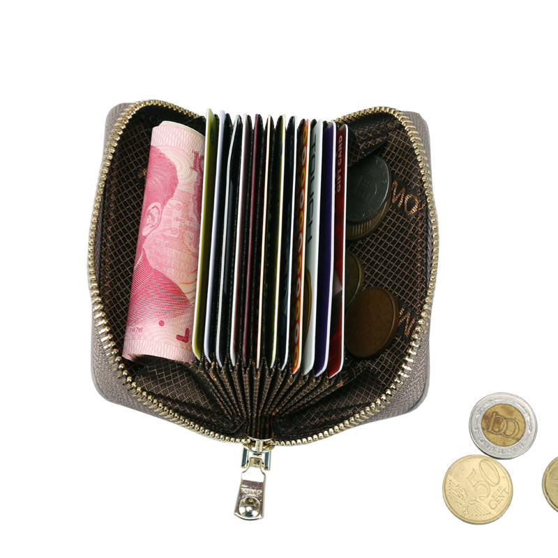 kimo欧美真皮鳄鱼纹新款女式卡包 尔首箱包卡包