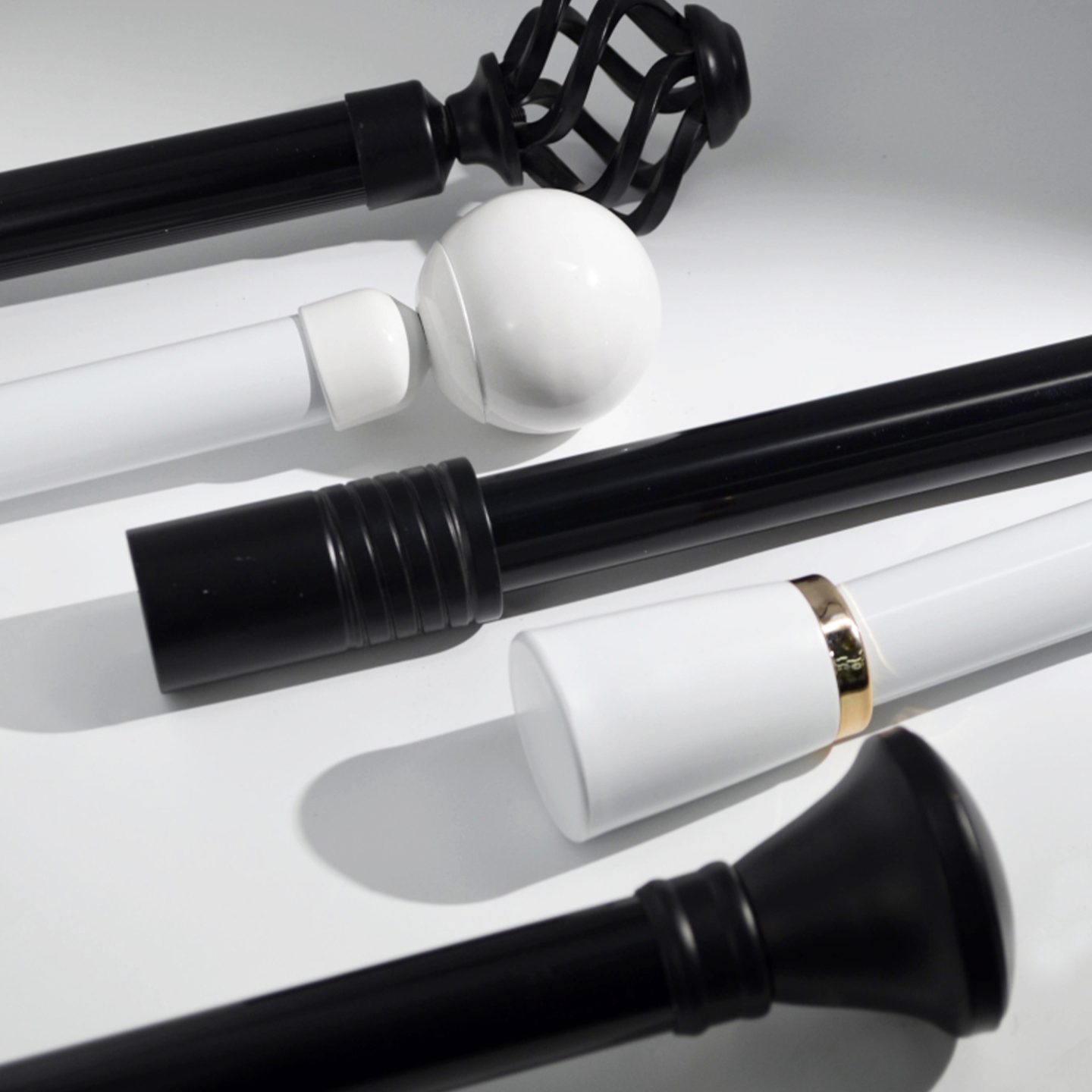 金蝉 经典美式现代简约铁艺窗帘杆罗马杆飘窗定制窗帘轨道安装,淘宝优惠券,粉丝福利购,淘宝优惠卷