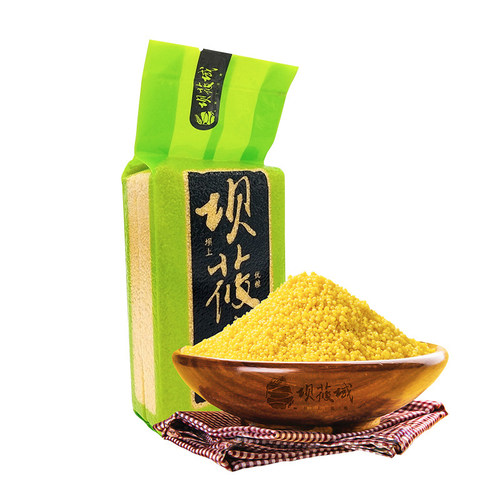 【联通直供】沽源坝莜域小米坝上农家黄小米500g - 图0