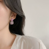 疃? 022 Новый  2 蛊 蛊   Purple Full Drilling Heart 925 Серебряная игла  ざ ざ ざ ざ ざ ざ ざ ざ ざ ざ ざ ざ ざ