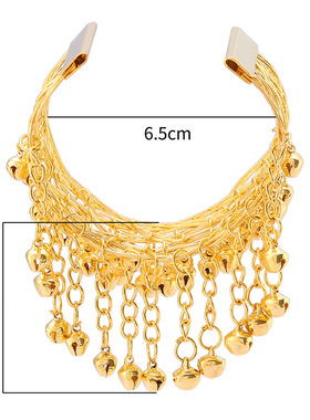 欧美复古印度舞铃铛臂链