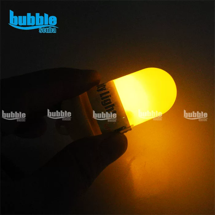 [BubbleScuba 常亮型水信号灯 潜伴灯 夜钓灯 浮水夜潜尾灯]