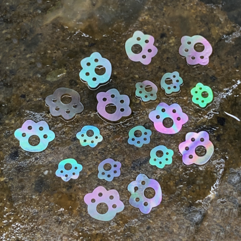 猫爪螺钿片美甲绒花白蝶贝夜光贝片大漆螺钿漆画漆器漆艺镶嵌材料,淘宝优惠券,粉丝福利购,淘宝优惠卷