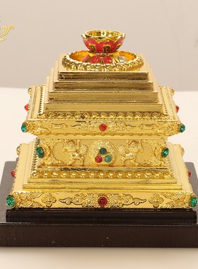 仿水晶菩提塔舍利塔可打开装藏