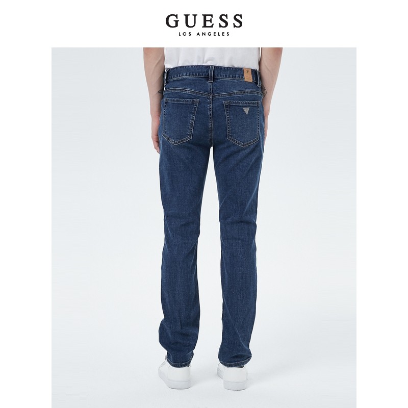 guess2020新款男士复古简约长裤 guess牛仔裤