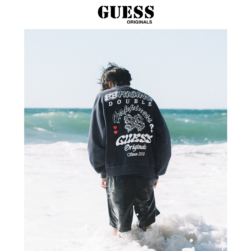 GUESS Originals x 88rising胶囊系列新男士短裤-M3PD00K2Q40 - 图2