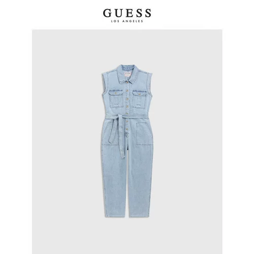 GUESS Женский комфортный поездок на джинсовый джинсовый костюм-il2d7787