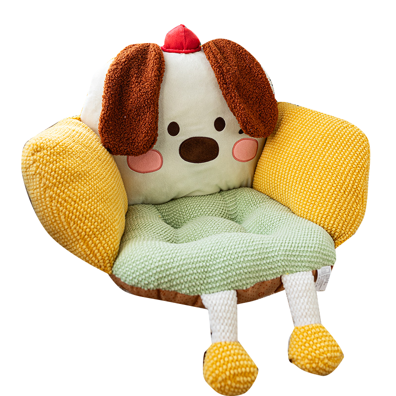 小狗坐垫地上一体榻榻米坐墩蒲团办公室飘窗家用垫子懒人卧室沙发,淘宝优惠券,粉丝福利购,淘宝优惠卷