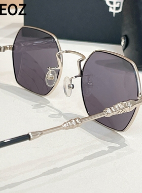 CC设计师款大粗框长方款磨砂板材太阳眼镜男女款板材中大脸墨镜