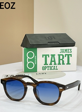 JAMES TART 363复古粗框大框方形太阳眼镜板材男女款墨镜大圆脸