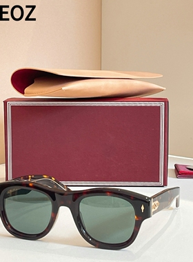 jmm UMIT BENAN CAANI复古板材超大框圆形男女款墨镜大脸太阳眼镜