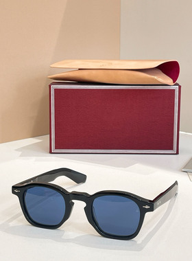 jmm ZEPHIRIN 44码粗框皇冠框圆形太阳眼镜男女潮款板材大脸墨镜