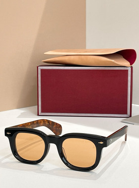 jmm JAX 复古粗框方圆形男女潮款墨镜板材防晒太阳眼镜