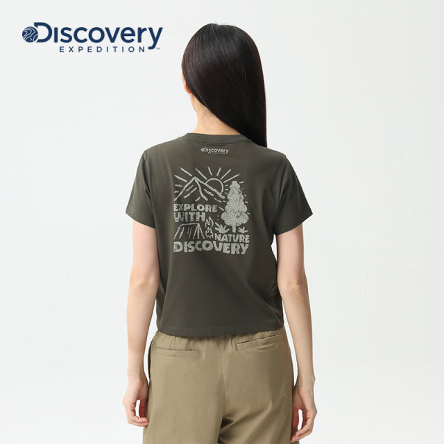 Discovery cool T-shirt ປ້ອງກັນແສງແດດເຄິ່ງແຂນສໍາລັບຜູ້ຊາຍແລະແມ່ຍິງ