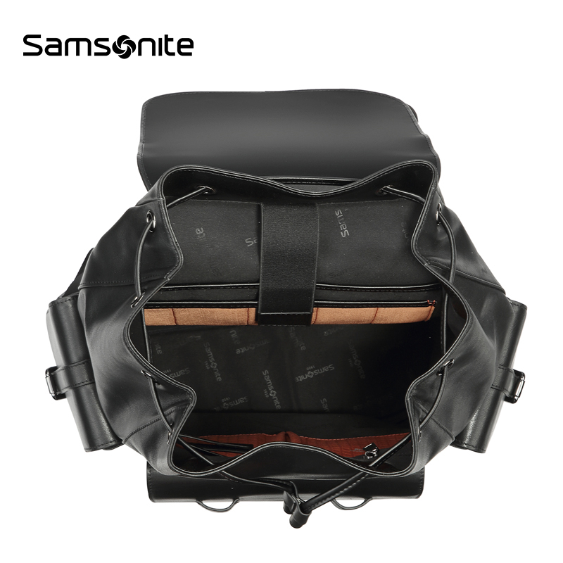 Samsonite/新秀丽旗舰同款男女双肩包商务背包黑色休闲电脑包 NP0 - 图2