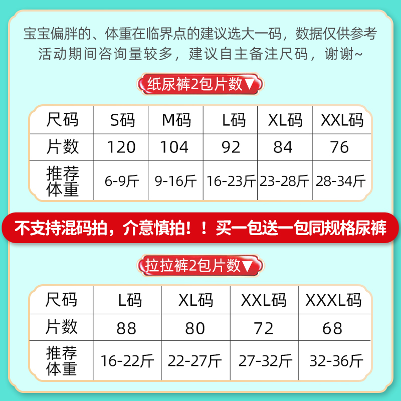 实爽佑年医护级拉拉裤夏季超薄干爽透气男女新生婴儿尿不湿纸尿裤