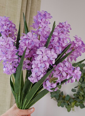 仿真风信子假花家居摆件婚庆