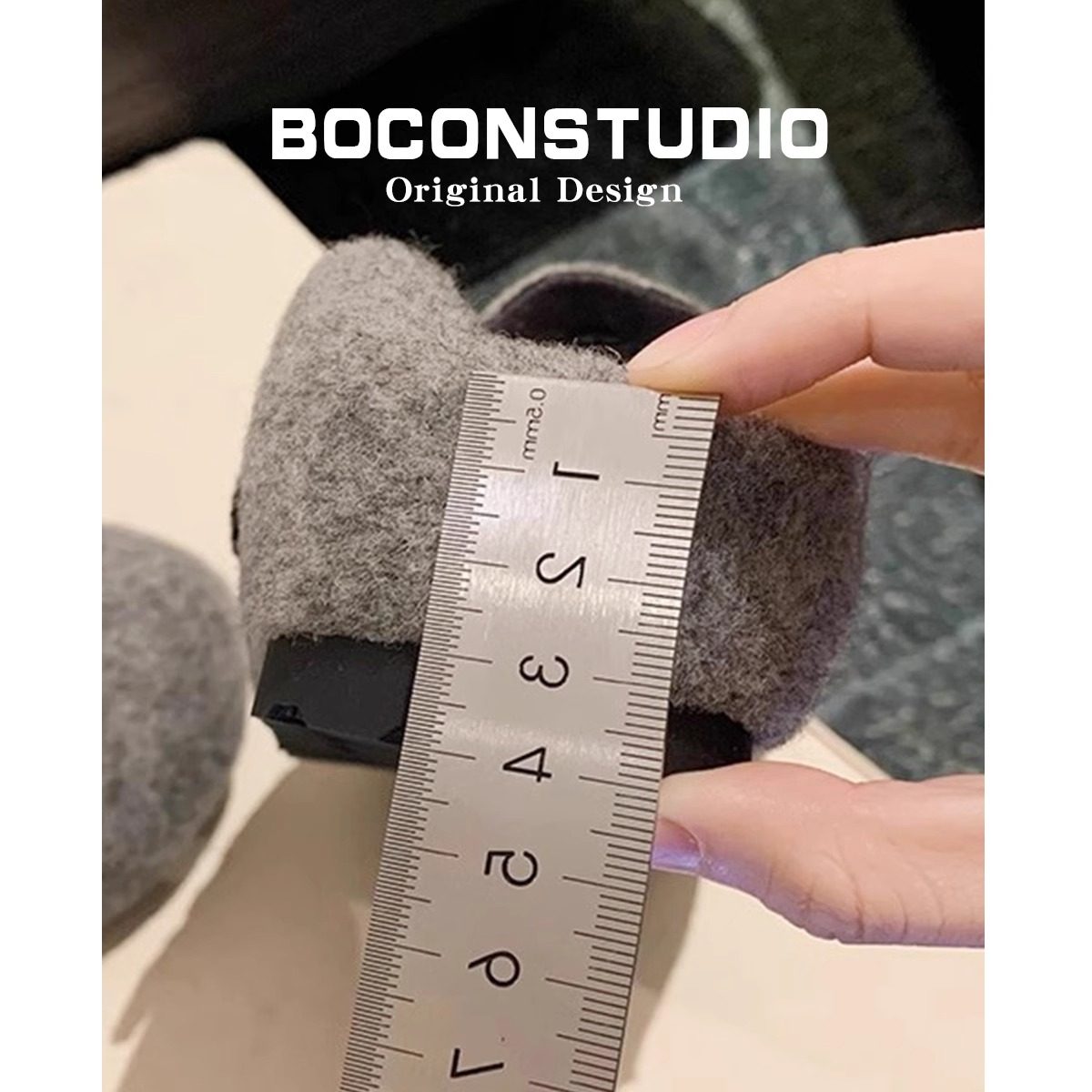 勃肯鞋女2025秋冬加绒保暖棉鞋内增高毛毛半拖外穿厚底包头拖鞋,淘宝优惠券,粉丝福利购,淘宝优惠卷