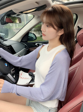 春秋夏季披肩女韩版ins防晒开衫
