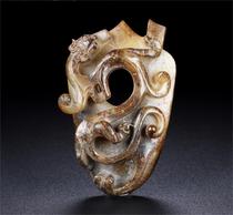 Picking up Antique High Ancient Jade Jade and Tian jade Carved Chicken Hearts Pei Hang Accessories Rural Old Objects War Han Ancient Jade Instrumental Real Products