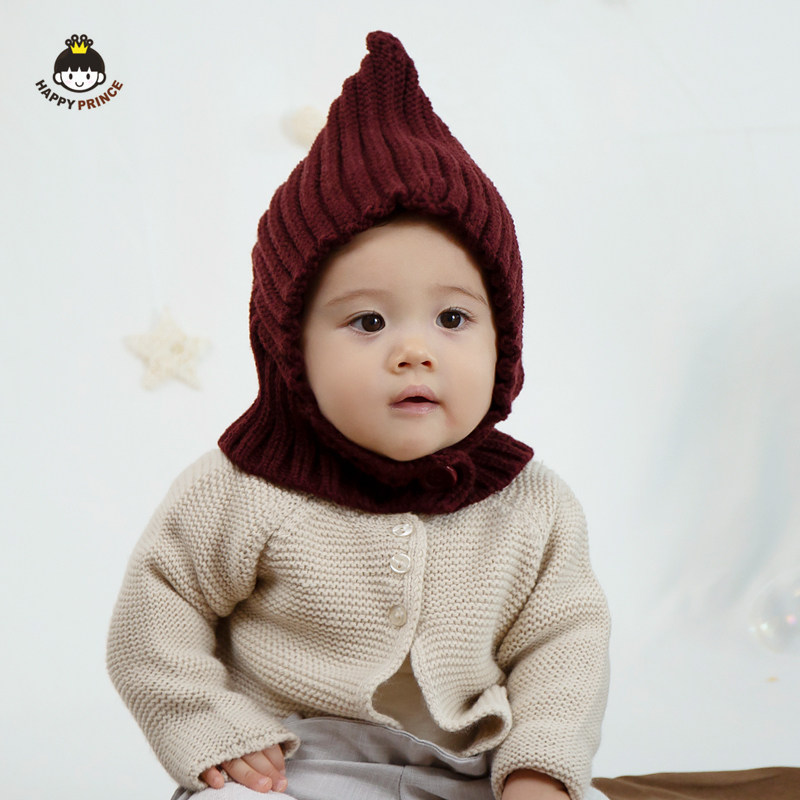 婴儿帽子秋冬婴幼儿毛线帽男宝宝帽子秋冬0-3岁儿童帽子女潮韩版,淘宝优惠券,粉丝福利购,淘宝优惠卷