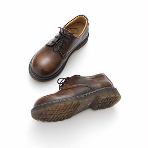 真皮复古英伦小皮鞋