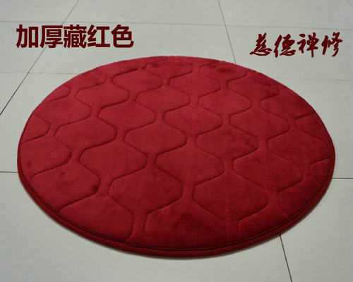 家庭打坐垫禅修垫拜垫蒲团垫子小忏拜垫加厚圆形便携款 - 图0