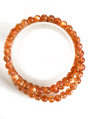 天然女款太阳石手链日光石手串