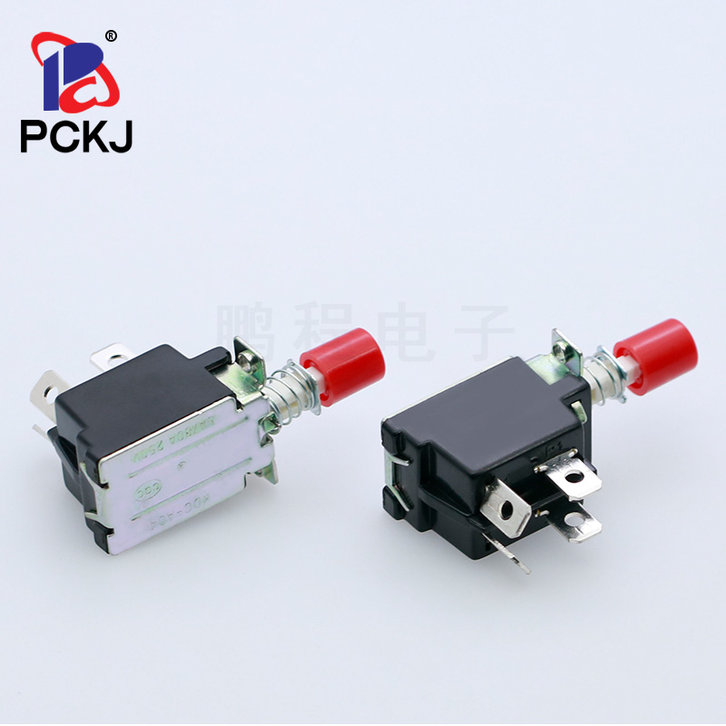 直键自锁电源按键 KDC-A04-4P四只脚 250V 20MM带螺孔 - 图1