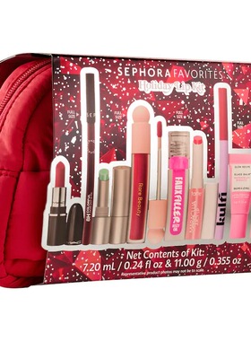 新款 海淘Sephora Favorites Lip Kit Value唇釉唇膏套装
