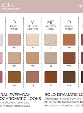 部现 Natasha娜塔莎ND新品18色眼影盘Soft/Dramatic 圣诞哑光闪片