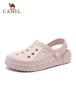 Camel Cave Cave Shoes Summer Beach Shoes Lady 2022 New Soft Bottom Non-slip Breathable Outdoor Baotou Sandals Male