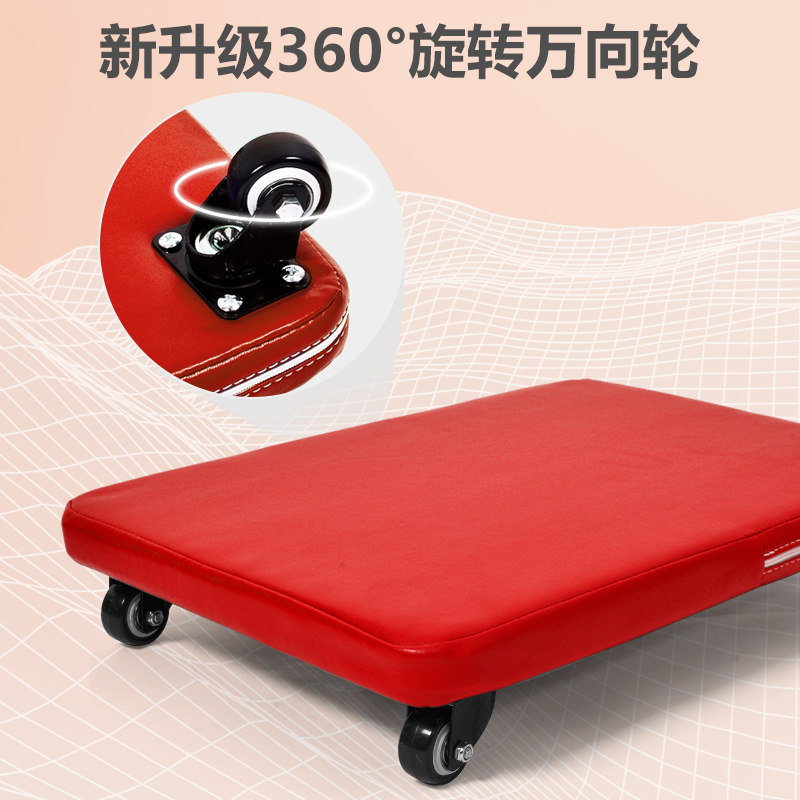 感统训练器材软包大滑板车平衡板 小月亮感统训练器材/教学设备