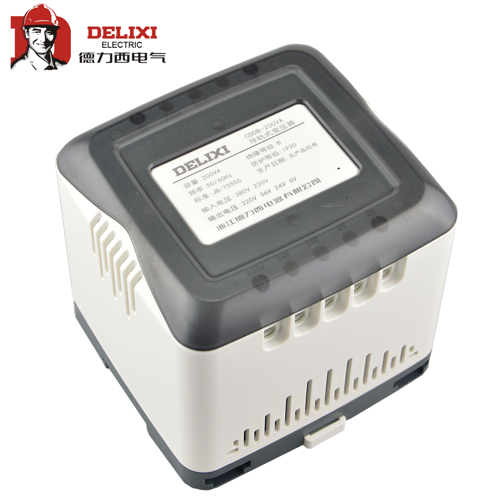 德力西CDDB导轨式控制变压器50w/100w/200W  380v变220v转36 24v - 图1