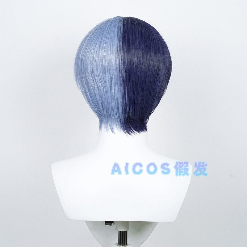 AICOS  世界计划缤纷彩色舞台feat.初音未来 青柳冬弥 cos假发 - 图2