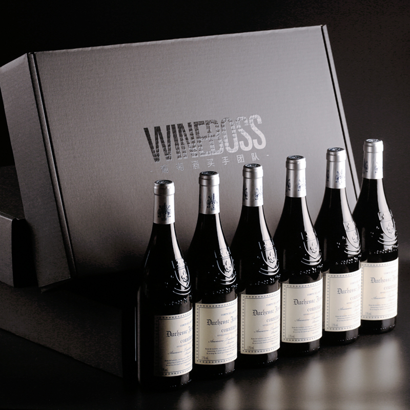 WINEBOSS 法国原瓶进口AOP红酒干红葡萄酒 整箱6支装 - 图1