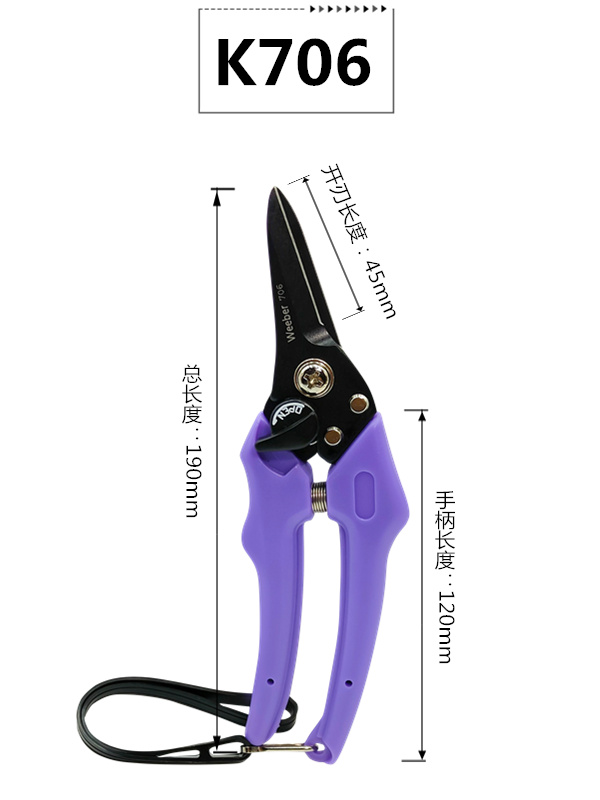 日本weeber威也K706 7921进口线槽多功能龙骨剪刀电工剪剥线剪切-图2