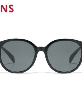 JINS睛姿太阳眼镜新品大圆框复古男女防晒墨镜防紫外线URF26S067