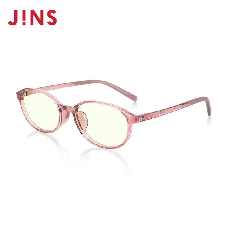 JINS睛姿防蓝光镜防辐射眼镜减龄复古圆框升级定制镜片FPC23S003