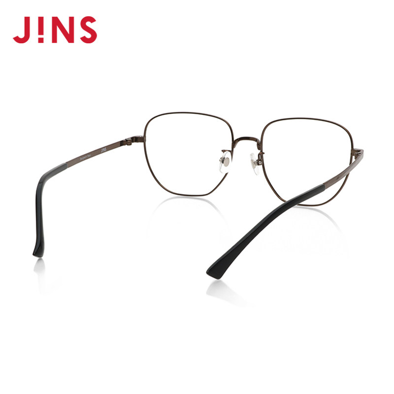 JINS睛姿含镜片近视镜轻量钛框可加防蓝光镜片UTF23S134,淘宝优惠券,粉丝福利购,淘宝优惠卷