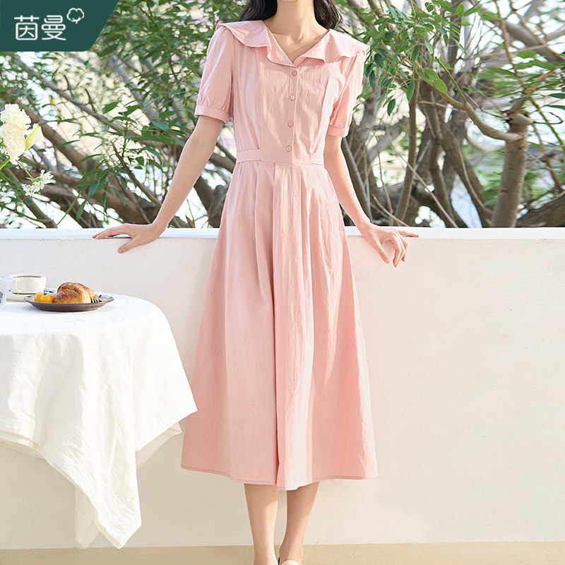  茵曼筱茵连衣裙