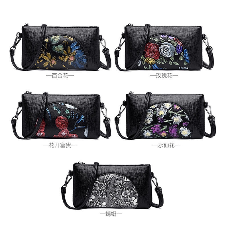 老年人女奶奶中年妈妈包手拎斜挎包 彼卡斯尼女士包袋