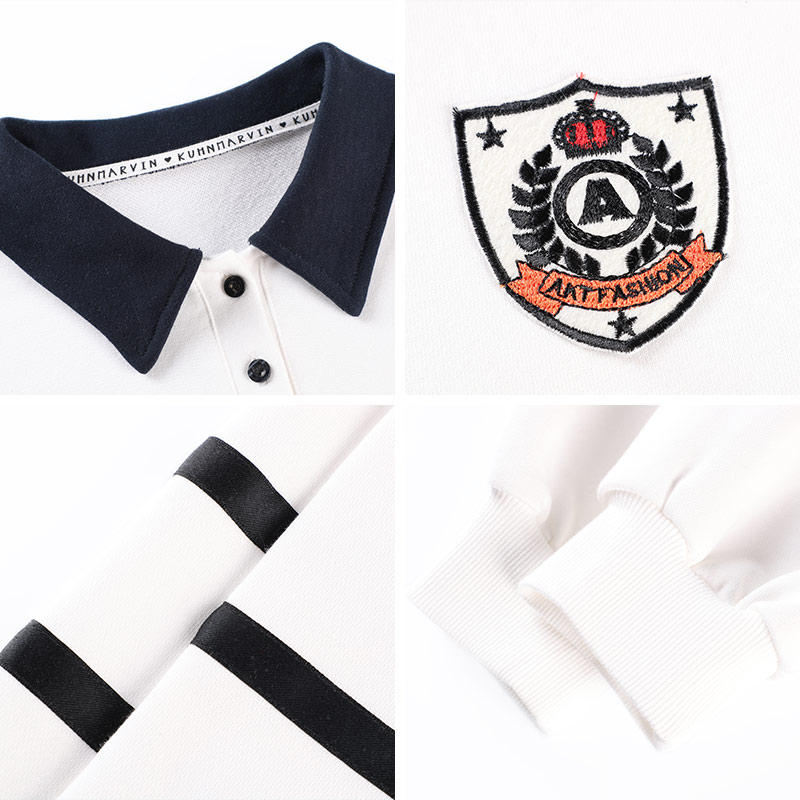 库恩玛维旗舰店学生上衣女年秋季新款卫衣宽松韩版长袖春秋薄款外套Polo衫潮2