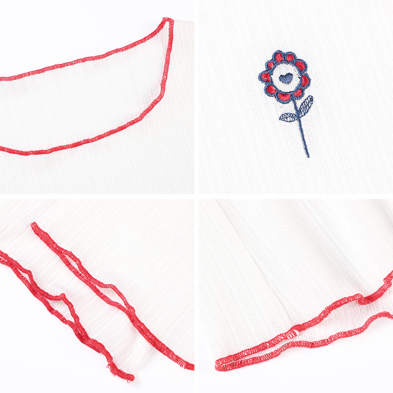 库恩玛维旗舰店年新款修身高腰短款白色短袖网红t恤女ins超火半袖针织上衣夏2