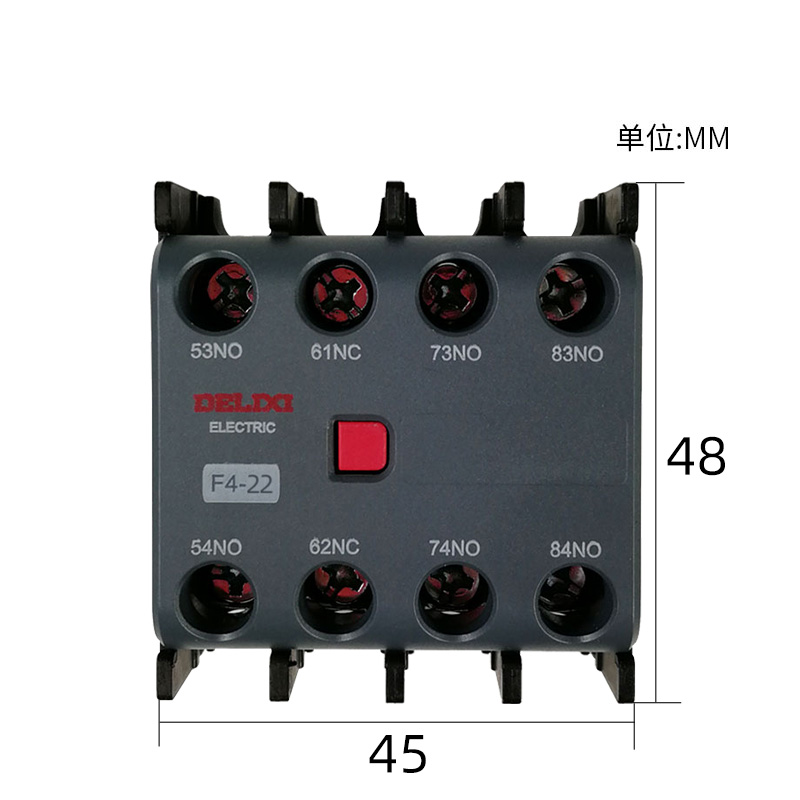 德力西交流接触器辅助触头 F4-22 04 13 31 配CJX2 CJX4 LC1用 - 图2