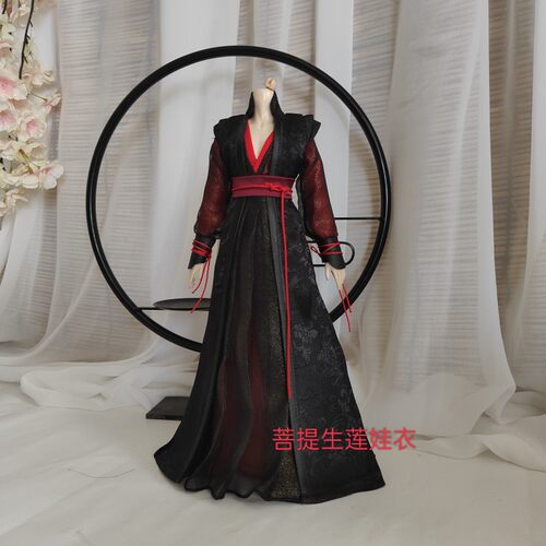古风红黑色魔1/6兵人宇哥ob27次元雏菊修杰仙侠三四六分bjd娃衣服 - 图2