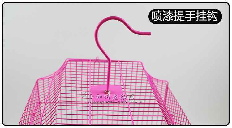 包邮金属鸟笼八哥鹩哥虎皮牡丹玄凤鹦鹉小型鸟通用鸟笼大号鸟用品-图3